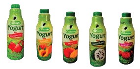 Colanta Yogurt — assorted 1 L bottles packaging