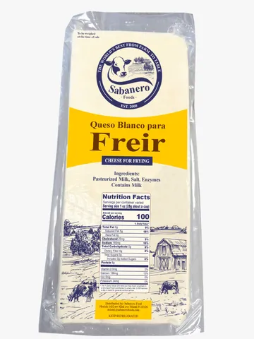 Sabanero Queso para Freír packaging